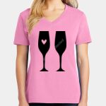 Women's Core Cotton V Neck Tee Thumbnail