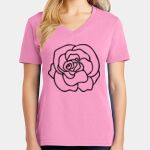 Women's Core Cotton V Neck Tee Thumbnail