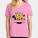 Women's Core Cotton V Neck Tee Thumbnail