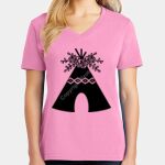 Women's Core Cotton V Neck Tee Thumbnail