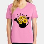 Women's Core Cotton V Neck Tee Thumbnail