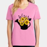 Women's Core Cotton V Neck Tee Thumbnail