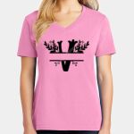 Women's Core Cotton V Neck Tee Thumbnail