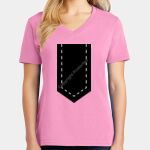 Women's Core Cotton V Neck Tee Thumbnail