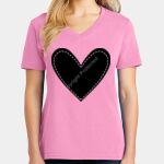 Women's Core Cotton V Neck Tee Thumbnail