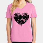 Women's Core Cotton V Neck Tee Thumbnail