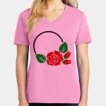 Women's Core Cotton V Neck Tee Thumbnail