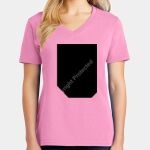 Women's Core Cotton V Neck Tee Thumbnail