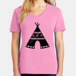 Women's Core Cotton V Neck Tee Thumbnail