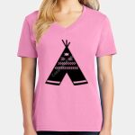 Women's Core Cotton V Neck Tee Thumbnail