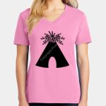 Women's Core Cotton V Neck Tee Thumbnail