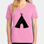 Women's Core Cotton V Neck Tee Thumbnail
