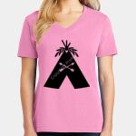 Women's Core Cotton V Neck Tee Thumbnail