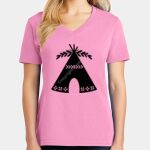 Women's Core Cotton V Neck Tee Thumbnail