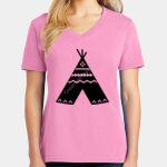 Women's Core Cotton V Neck Tee Thumbnail