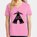 Women's Core Cotton V Neck Tee Thumbnail