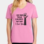 Women's Core Cotton V Neck Tee Thumbnail