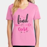 Women's Core Cotton V Neck Tee Thumbnail