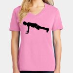 Women's Core Cotton V Neck Tee Thumbnail