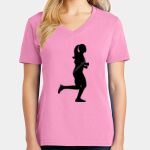 Women's Core Cotton V Neck Tee Thumbnail