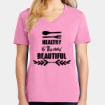 Women's Core Cotton V Neck Tee Thumbnail