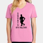 Women's Core Cotton V Neck Tee Thumbnail
