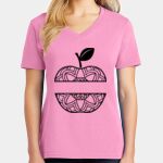 Women's Core Cotton V Neck Tee Thumbnail