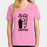 Women's Core Cotton V Neck Tee Thumbnail