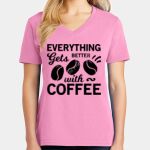 Women's Core Cotton V Neck Tee Thumbnail