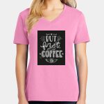 Women's Core Cotton V Neck Tee Thumbnail