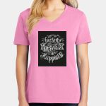 Women's Core Cotton V Neck Tee Thumbnail