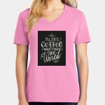 Women's Core Cotton V Neck Tee Thumbnail