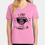 Women's Core Cotton V Neck Tee Thumbnail