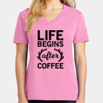 Women's Core Cotton V Neck Tee Thumbnail
