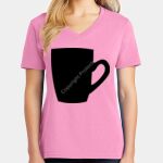 Women's Core Cotton V Neck Tee Thumbnail