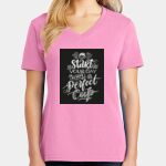 Women's Core Cotton V Neck Tee Thumbnail