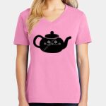 Women's Core Cotton V Neck Tee Thumbnail