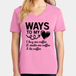 Women's Core Cotton V Neck Tee Thumbnail