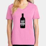 Women's Core Cotton V Neck Tee Thumbnail