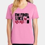 Women's Core Cotton V Neck Tee Thumbnail