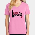 Women's Core Cotton V Neck Tee Thumbnail