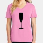 Women's Core Cotton V Neck Tee Thumbnail