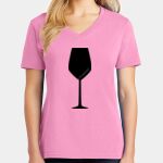 Women's Core Cotton V Neck Tee Thumbnail