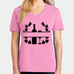 Women's Core Cotton V Neck Tee Thumbnail