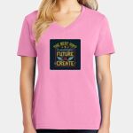 Women's Core Cotton V Neck Tee Thumbnail