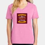 Women's Core Cotton V Neck Tee Thumbnail