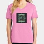 Women's Core Cotton V Neck Tee Thumbnail