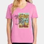 Women's Core Cotton V Neck Tee Thumbnail