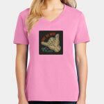 Women's Core Cotton V Neck Tee Thumbnail