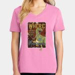 Women's Core Cotton V Neck Tee Thumbnail